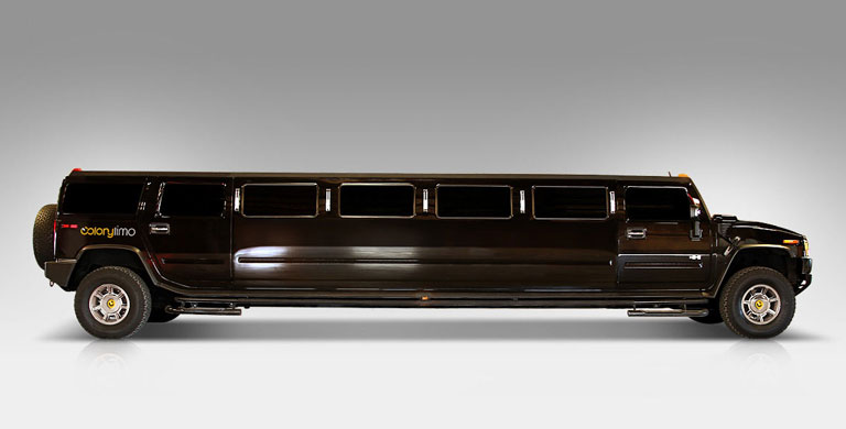 Hummer H2 Stretch Limo - Black - Colony Limo Service Houston
